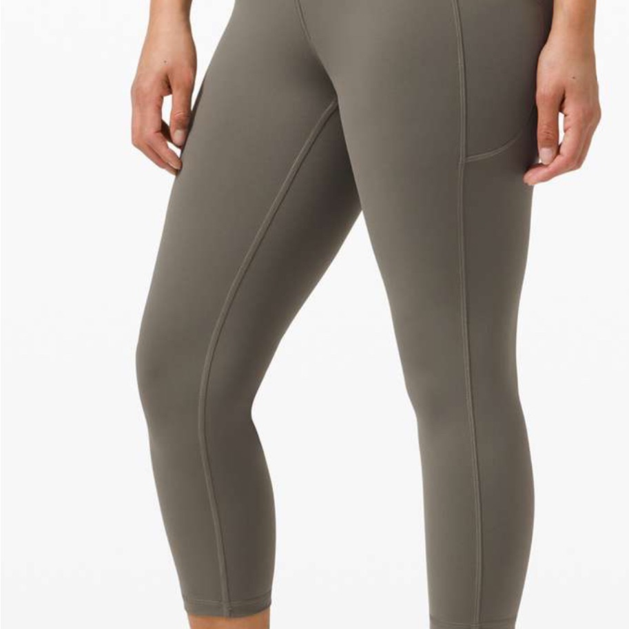 Lululemon Pants 23" Everlux Nwt Size 2 Invigorate Hr Crop Grey Sage Grsg